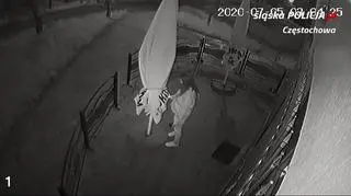 Podpaliła parasol w ogródku letnim, jest poszukiwana