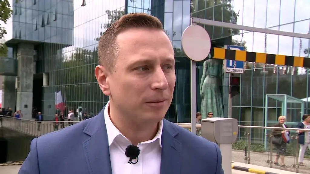 Poseł PO Krzysztof Brejza o proteście