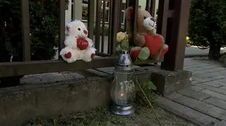Trzyletnie dziecko zmarło w żłobku w Rzeszowie, znicze przed placówką
