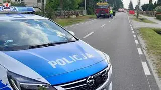 Policja wstępnie ustaliła, że dziecko wbiegło nagle na jezdnię