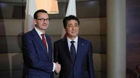 Spotkanie premiera Mateusza Morawieckiego z szefem japońskiego rządu Shinzo Abe