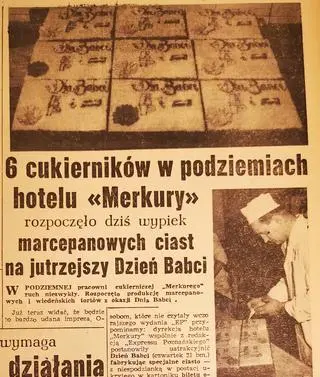 W 1965 r. w akcję włączyła się cukiernia hotelu "Merkury"