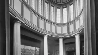 Wnętrze jednego z pawilonów