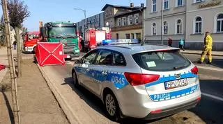 Do potrącenia doszło w rynku w Szamotułach