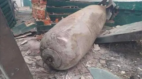 Bomba, która spadła w Czernichowie
