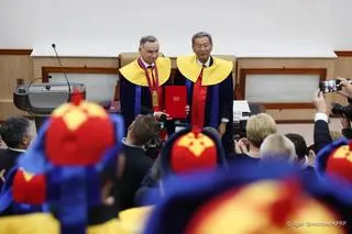 Prezydent Andrzej Duda z tytułem doktora honoris causa Państwowego Uniwersytetu Mongolskiego