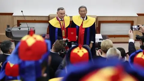 Prezydent Andrzej Duda z tytułem doktora honoris causa Państwowego Uniwersytetu Mongolskiego