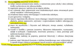 Zapis w statucie szkoły w Klwowie