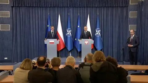 Andrzej Duda i Mateusz Morawiecki przed szczytem. Oglądaj konferencję