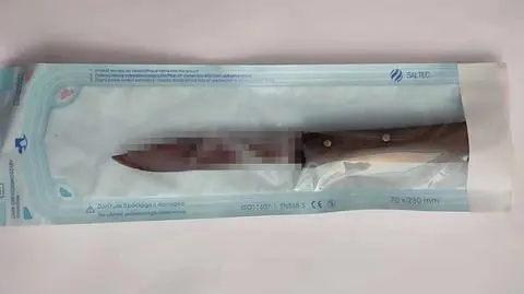 Policja zabezpieczyła nóź 