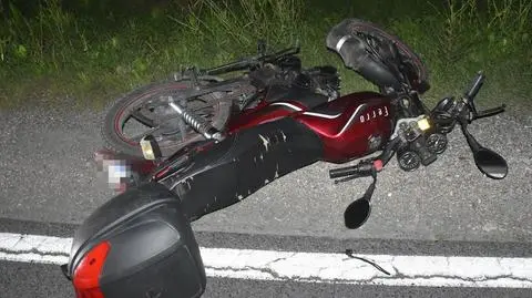 W wypadku zginął 42-letni motorowerzysta