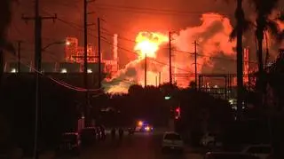 Pożar rafinerii pod Los Angeles