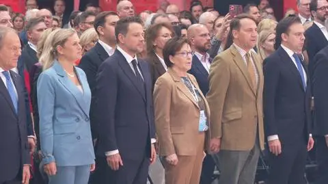 Rozpoczęcie "konwencja zjednoczeniowej" PO, Nowoczesnej i Inicjatywy Polska