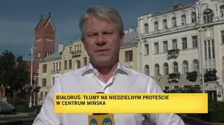Andrzej Zaucha o protestach na Białorusi 