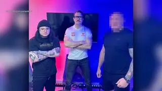 Łukasz Mejza (w środku) i "Wielki Bu" (z prawej)