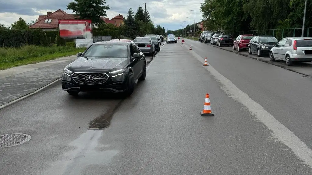 Potrącona dziewczynka