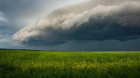 IMGW ostrzega: trąby powietrzne, duży grad i porywy wiatru o prędkości 100 km/h