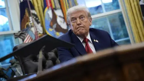 Donald Trump w Gabinecie Owalnym