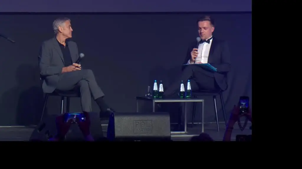 George Clooney na Igrzyskach Wolności