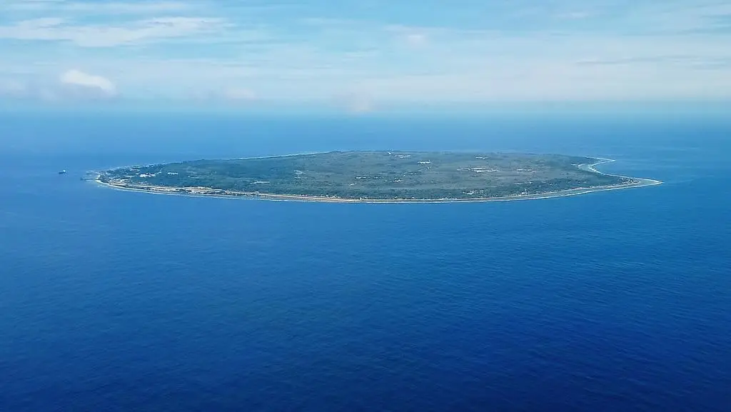 Nauru ma zaledwie 21 kilometrów kwadratowych powierzchni