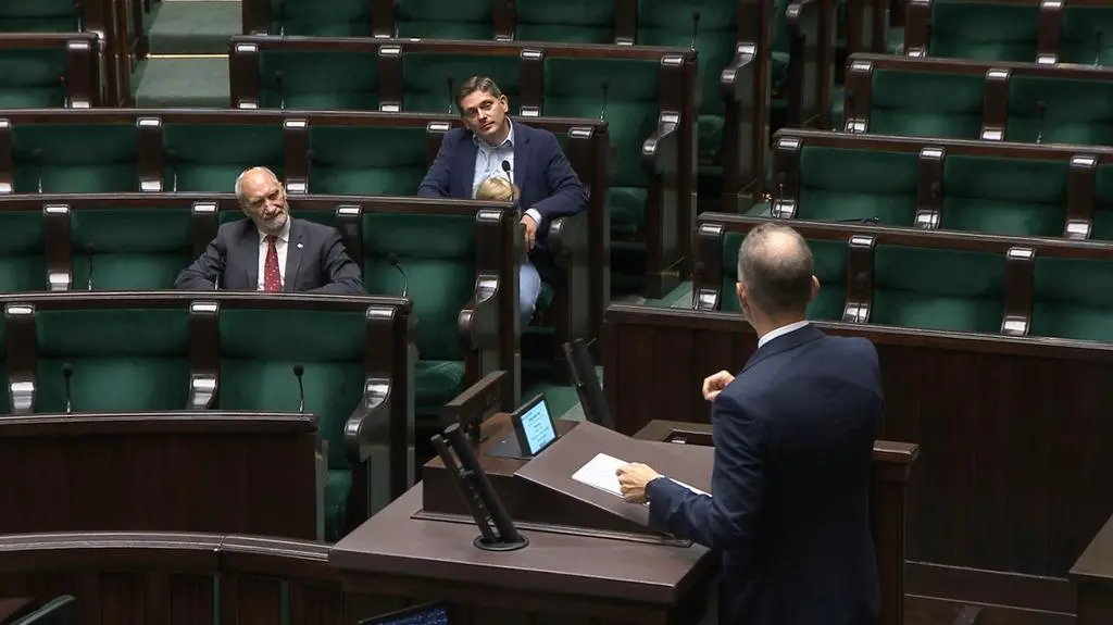 Tomczyk i Macierewicz w Sejmie