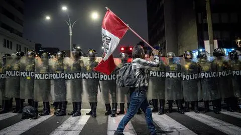 Protesty w stolicy Peru