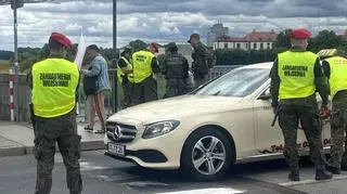 Kontrola graniczna na moście w Słubicach