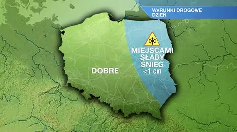 Warunki drogowe we wtorek