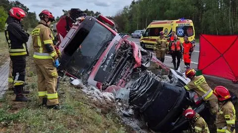 Kierowca zginął na miejscu