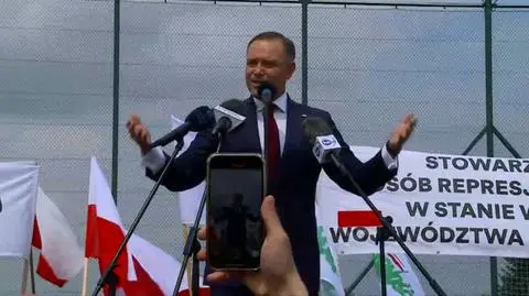 Nawrocki w Markowej