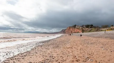 Plaża w Budleigh Salterton