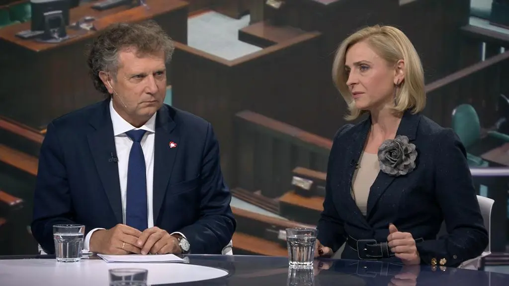 Jacek Karnowski i Joanna Mucha
