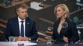 Jacek Karnowski i Joanna Mucha