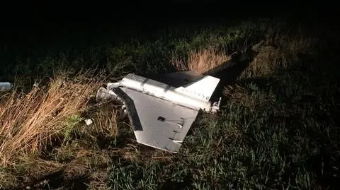 Dron został znaleziony na polu 