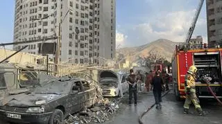Teheran. Zniszczenia po izraelskim ataku 