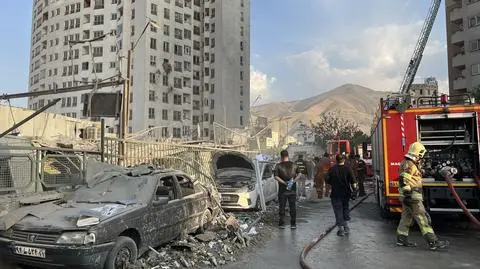 Teheran. Zniszczenia po izraelskim ataku 