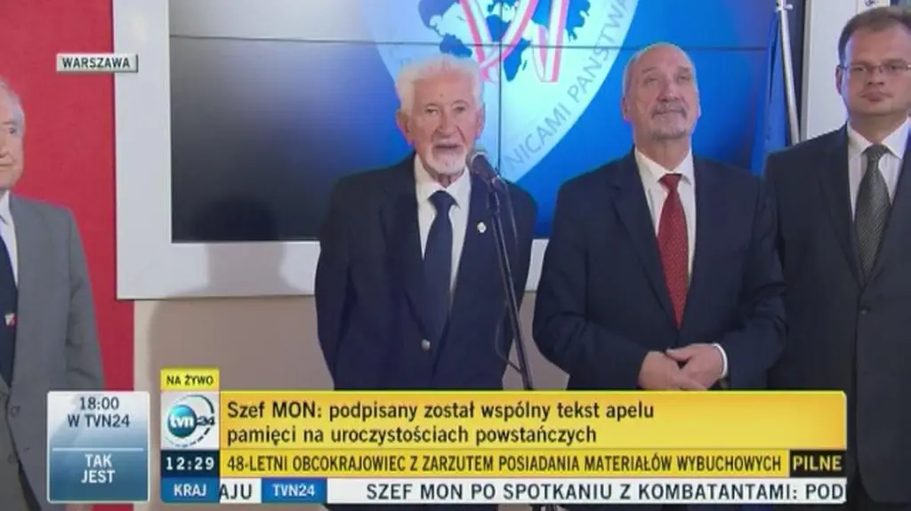 Żukowski: 1 sierpnia apel poległych zastąpiony przez apel pamięci