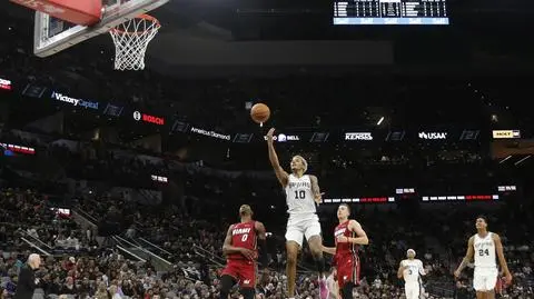 Sochan wyrównał punktowy rekord. Spurs znów przegrali