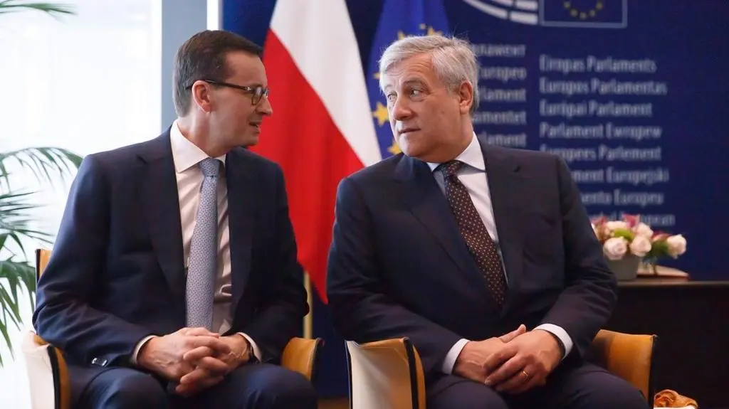 Morawiecki spotkał się z Tajanim
