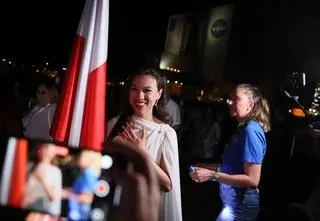 Poruszające nagranie Aleksandry Uznańskiej-Wiśniewskiej tuż przed startem