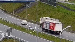 Zawrócił i jechał pod prąd na S19 