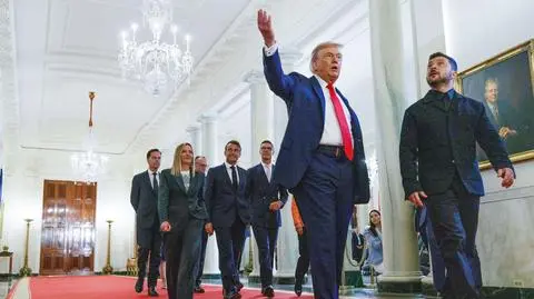 Ursula von der Leyen - Keir Starmer - Alexander Stubb - Wołodymyr Zełenski - Donald Trump - Emmanuel Macron - Giorgia Meloni - Friedrich Merz - Mark Rutte
