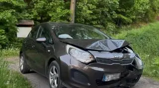 Radiowóz wjechał w samochód osobowy
