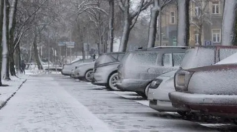 samochody, auta, zima, mróz