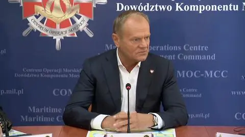 "Nie wszyscy zdają sobie sprawę". Tusk o incydencie na Bałtyku