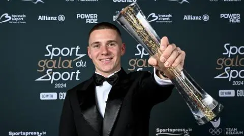 Evenepoel sportowcem roku w Belgii. Goni legendę kolarstwa
