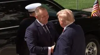 Nawrocki już u Trumpa. Oglądaj w TVN24 i TVN24+