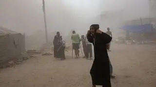 Izraelski atak na miasto Gaza