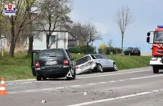 Kierowca najechał na tył auta w Zdrapach