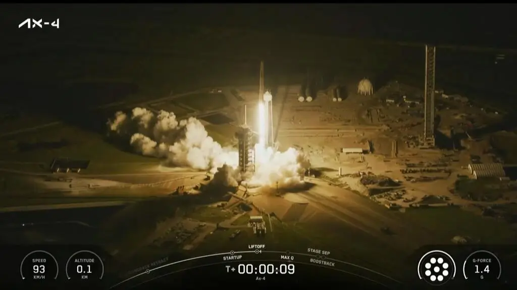 Start rakiety Falcon 9